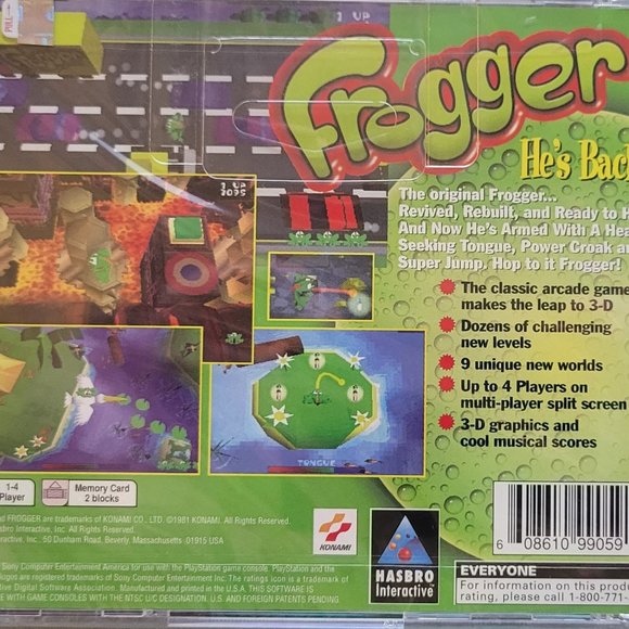 Frogger ( Sony Playstation 1, 1997 ) New